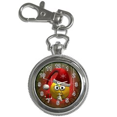 Funny Christmas Smiley Key Chain Watches by FantasyWorld7