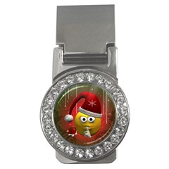 Funny Christmas Smiley Money Clips (cz)  by FantasyWorld7