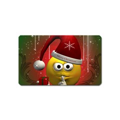 Funny Christmas Smiley Magnet (name Card)