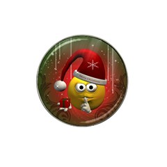 Funny Christmas Smiley Hat Clip Ball Marker