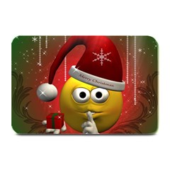 Funny Christmas Smiley Plate Mats by FantasyWorld7