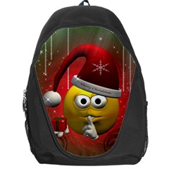 Funny Christmas Smiley Backpack Bag