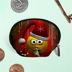 Funny Christmas Smiley Accessory Pouches (small) 