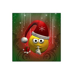 Funny Christmas Smiley Satin Bandana Scarf