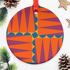 Angles Ornament (round) by LalyLauraFLM