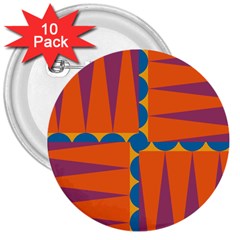 Angles 3  Button (10 Pack)