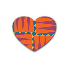 Angles Heart Coaster (4 Pack)