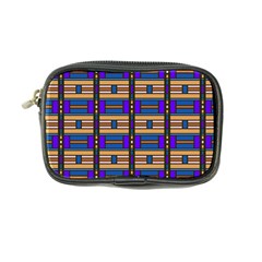 Rectangles And Stripes Pattern Coin Purse