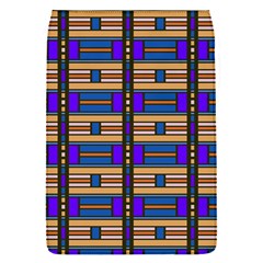 Rectangles And Stripes Pattern Removable Flap Cover (s) by LalyLauraFLM