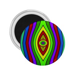 Colorful Symmetric Shapes 2 25  Magnet by LalyLauraFLM