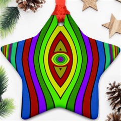 Colorful Symmetric Shapes Ornament (star)