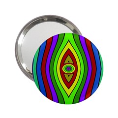 Colorful Symmetric Shapes 2 25  Handbag Mirror