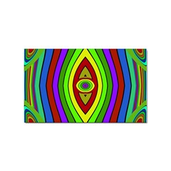 Colorful Symmetric Shapes Sticker (rectangular)