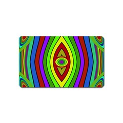 Colorful Symmetric Shapes Magnet (name Card)