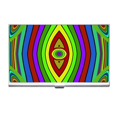 Colorful Symmetric Shapes Business Card Holder