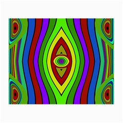 Colorful Symmetric Shapes Small Glasses Cloth (2 Sides)