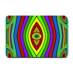 Colorful Symmetric Shapes Small Doormat