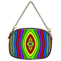 Colorful Symmetric Shapes Chain Purse (two Sides)