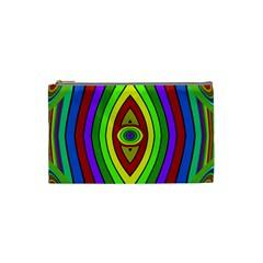 Colorful Symmetric Shapes Cosmetic Bag (small) by LalyLauraFLM