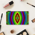 Colorful symmetric shapes Cosmetic Bag (Small) Front