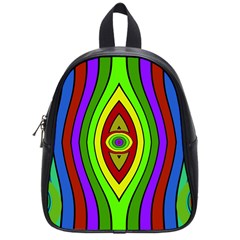 Colorful Symmetric Shapes School Bag (small)