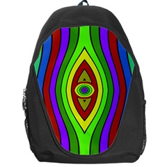 Colorful Symmetric Shapes Backpack Bag