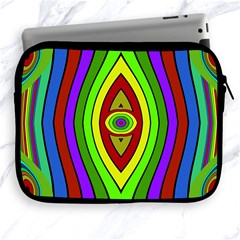 Colorful Symmetric Shapes Apple Ipad 2/3/4 Zipper Case