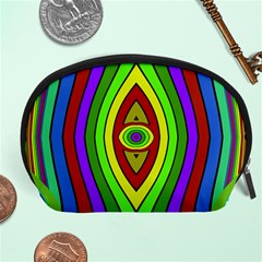 Colorful Symmetric Shapes Accessory Pouch