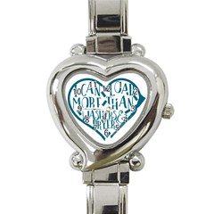 I Can Load More Than Washers And Dryers Heart Italian Charm Watch