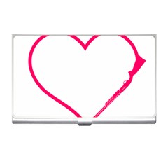 Customizable Shotgun Heart Business Card Holders