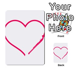 Customizable Shotgun Heart Multi-purpose Cards (rectangle) 