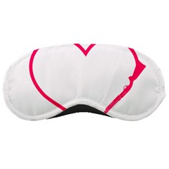 Customizable Shotgun Heart Sleeping Masks