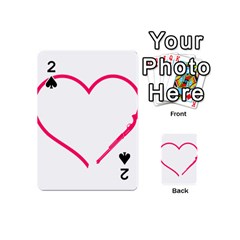 Customizable Shotgun Heart Playing Cards 54 (mini)  by CraftyLittleNodes