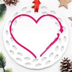 Customizable Shotgun Heart Ornament (round Filigree) 