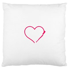 Customizable Shotgun Heart Large Cushion Cases (two Sides) 