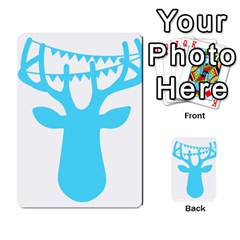 Party Deer With Bunting Multi-purpose Cards (rectangle) 