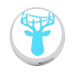 Party Deer With Bunting 4-port Usb Hub (one Side) by CraftyLittleNodes