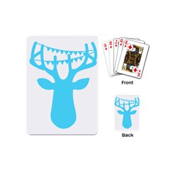 Party Deer With Bunting Playing Cards (mini) 