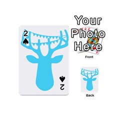 Party Deer With Bunting Playing Cards 54 (mini) 