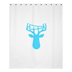 Party Deer With Bunting Shower Curtain 60  X 72  (medium)  by CraftyLittleNodes