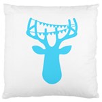 Party Deer With Bunting Large Cushion Cases (One Side)  Front