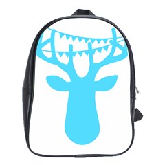 Party Deer With Bunting School Bags (xl) 