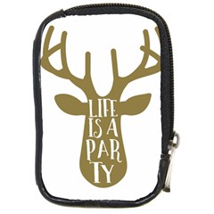 Life Is A Party Buck Deer Compact Camera Cases