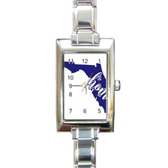 Florida Home  Rectangle Italian Charm Watches by CraftyLittleNodes