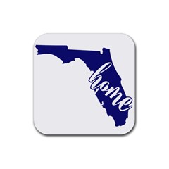 Florida Home  Rubber Coaster (square)  by CraftyLittleNodes