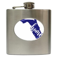 Florida Home  Hip Flask (6 Oz) by CraftyLittleNodes