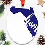 Florida Home  Oval Ornament (Two Sides) Front