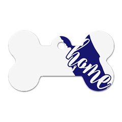 Florida Home  Dog Tag Bone (two Sides)