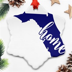 Florida Home  Snowflake Ornament (2-side) by CraftyLittleNodes