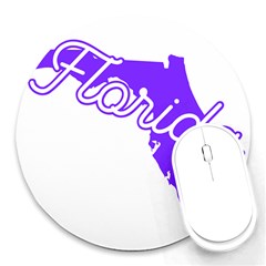 Florida Home State Pride Round Mousepads by CraftyLittleNodes